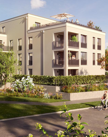 Neubau von 6 Wohngebäuden mit 148 Wohnungen